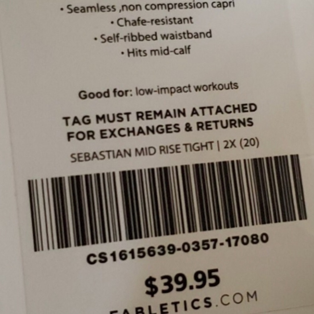 Fabletics Sebastian Mid Rise Tight - Picture 3 of 12